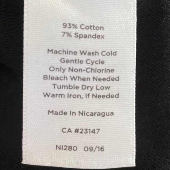 Talbots Stretch Weekend Tank Top Cotton Spandex Blend Neutral Black Sz XS - Picture 7 of 8